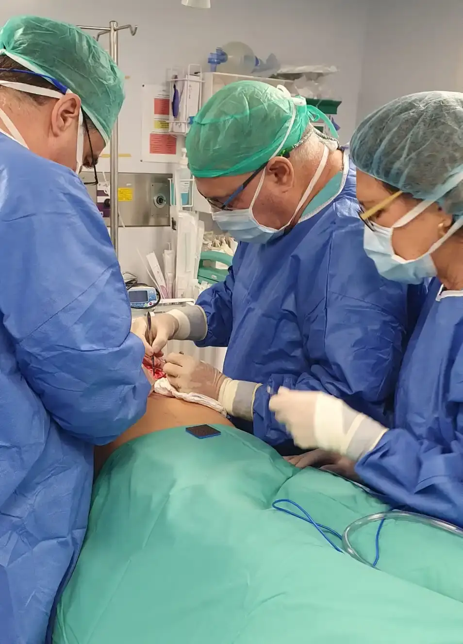 Prof. Yaron Har-Shai performing surgery